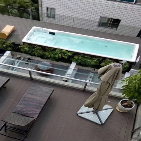 广西桂林泊隐酒店整体泳池设计